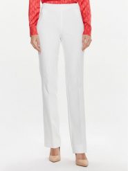 Marciano Guess Spodnie materiałowe Sally 3BGB29 7046A Biały Straight Fit. Białe spodnie materiałowe Marciano Guess, z aplikacjami, z materiału. Za 399.99 zł.