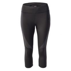 Legginsy 3/4 Damskie Nukia. Czarne legginsy IQ, s, bez wzorów, do biegania. Za 146.99 zł.