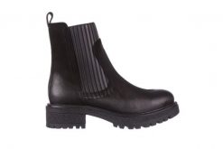 Botki Bayla-161 050-0508 Black, Czarny, Skóra naturalna - 40. Czarne botki Bayla, bez wzorów, z materiału, bez obcasa, na obcasie, bez zapięcia. W wyprzedaży za 179.10 zł.