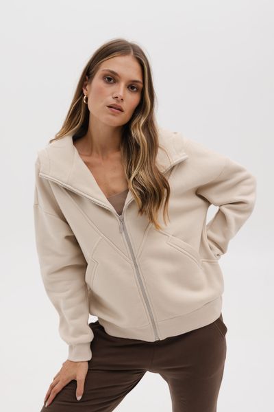 BLUZA CHLOE PIASKOWA M - Flawless. Bluzy Flawless, m, bez wzorów, z bawełny, bez kaptura. Za 400.00 zł.