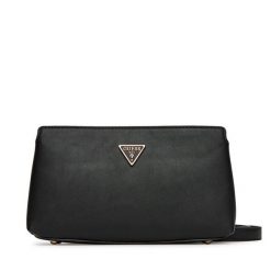 Torebka Guess. Czarne listonoszki Guess, z aplikacjami, bez dodatków. Za 549.99 zł.