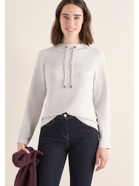 Cecil Bluza w kolorze kremowym rozmiar: L. Brązowe bluzy Cecil, l, bez wzorów, bez kaptura. Za 122.38 zł.