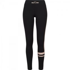 Legginsy do ćwiczeń damskie Gorilla Sports. Czarne legginsy GORILLA SPORTS, xs, bez wzorów, na fitness i siłownię. Za 89.99 zł.
