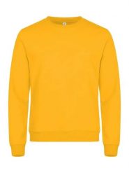 Clique Miami Roundneck — uniseks bluza bawełna z recyklingowanym poliestrem –. Żółte bluzy CLIQUE, xl, bez wzorów, z bawełny, bez kaptura. Za 164.49 zł.