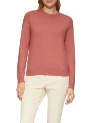 S.Oliver Sweter w kolorze szaroróżowym rozmiar: 38. Różowe swetry S.Oliver, s, bez wzorów, bez ramiączek. Za 65.38 zł.