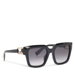 Okulary przeciwsłoneczne Furla. Czarne okulary przeciwsłoneczne Furla, bez wzorów. Za 969.99 zł.