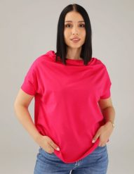 Gładka bluzka. Bluzki Unisono, s, z aplikacjami, z bawełny, bez kołnierzyka, bez ramiączek. Za 129.00 zł.