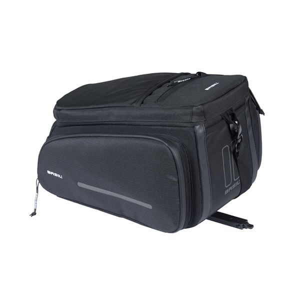 Torba na bagażnik Move MIK, czarna. Czarne torby na ramię BASIL, bez wzorów, z materiału, na ramię, bez dodatków. Za 449.00 zł.