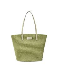 LAUREN RALPH LAUREN Torebka 431966868003 Zielony. Zielone shopper Lauren Ralph Lauren, bez wzorów, z tworzywa sztucznego, bez dodatków. Za 699.99 zł.