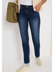 Cecil Dżinsy - Slim fit - w kolorze granatowym rozmiar: W27/L32. Niebieskie jeansy Cecil, l, z aplikacjami. Za 180.49 zł.
