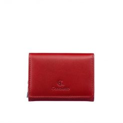 Czerwony portfel damski Canaletto ze skóry naturalnej licowej – klasyka i funkcjonalność PD2003. Czerwone portfele bez wzorów, ze skóry. Za 156.00 zł.