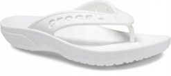 Japonki Dla Dorosłych Crocs Baya II Flip. Zielone klapki Crocs, bez wzorów, z materiału, bez obcasa. Za 99.99 zł.