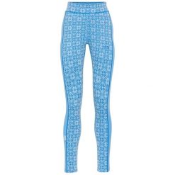 Damskie legginsy Kari Traa Rose. Niebieskie legginsy Kari Traa, l, bez wzorów, z dzianiny, z podwyższonym stanem. Za 441.00 zł.