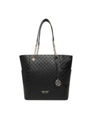 Nine West Torebka CEO-NEBRASKA-LDA8208A Czarny. Czarne torebki klasyczne Nine West, bez wzorów, z materiału, bez dodatków. Za 269.99 zł.