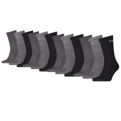 Skarpety sportowe Puma – 12 par – antracytowe/szare. Brązowe skarpety Puma, bez wzorów, z bawełny. W wyprzedaży za 216.78 zł.