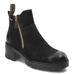 Czarne Botki Jeep Eleganckie Obuwie Damskie Na Obcasie. Czarne botki Jeep, bez wzorów, z materiału, bez obcasa, na obcasie, bez zapięcia. Za 331.99 zł.