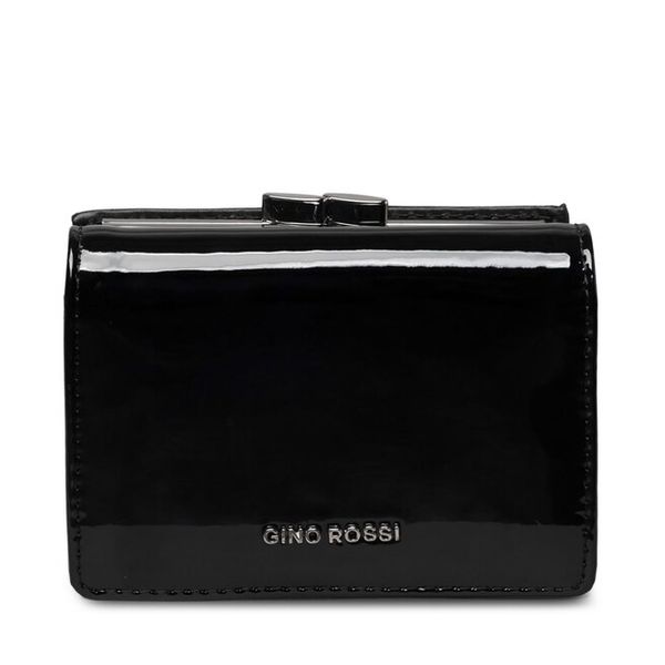 Portfel GINO ROSSI. Czarne portfele Gino Rossi, bez wzorów. Za 169.99 zł.