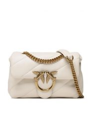 PINKO Torebka Love Mini Puff Cl PE 23 PLTT 100039 A0F2 Écru. Torebki klasyczne Pinko, bez wzorów, ze skóry, bez dodatków. Za 1,059.00 zł.