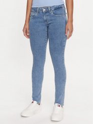Tommy Jeans Jeansy Sophie DW0DW18237 Niebieski Skinny Fit. Niebieskie jeansy Tommy Jeans, bez wzorów. Za 239.99 zł.