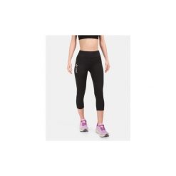 Damska legginsy fitness 3/4 Kilpi AMIRA-W. Czarne legginsy sportowe Kilpi, bez wzorów, z nylonu, do biegania. Za 256.81 zł.