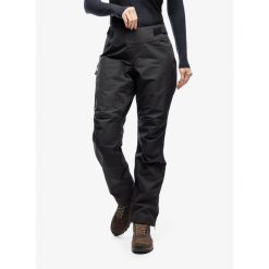 Spodnie damskie Helly Hansen Odin 9 Worlds Infinity Shell Pant. Czarne spodnie sportowe Helly Hansen, s, bez wzorów, trekkingowe. Za 1,829.50 zł.