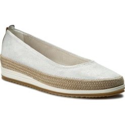 Espadryle MARCO TOZZI - 2-22119-28 Silver Comb 948. Szare espadryle Marco Tozzi, bez wzorów, ze skóry, bez obcasa, na płaskiej podeszwie, bez zapięcia. W wyprzedaży za 179.00 zł.