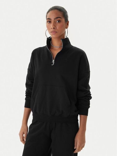 Juicy Couture Bluza Castella JCWAS225319 Czarny Oversize. Czarne bluzy Juicy Couture, xxs, bez wzorów, z syntetyku, bez kaptura. Za 299.99 zł.