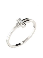 Diamant Vendôme Złoty pierścionek z diamentami rozmiar: 46. Szare pierścionki Diamant Vendöme, z diamentem, złote. Za 462.29 zł.