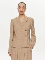 Herskind Marynarka Pli 5123110 Beżowy Regular Fit. Brązowe marynarki i żakiety Herskind, bez wzorów, z wiskozy. Za 1,059.00 zł.