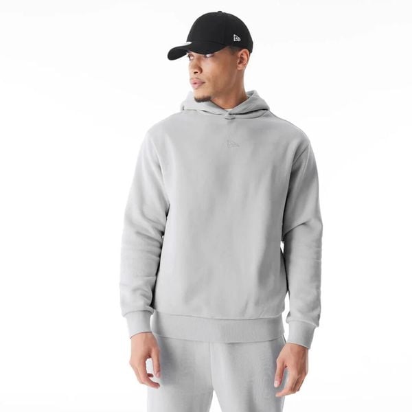 Bluza z kapturem New Era Flag. Szare bluzy New Era, m, bez wzorów, z bawełny, z kapturem. Za 339.00 zł.