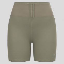 Spodenki damskie ODLO X-ALP Trail Cargo legginsy biegowe z kieszeniami. Zielone legginsy Odlo, bez wzorów. Za 400.00 zł.