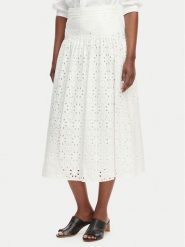 Marella Spódnica maxi Ballo 2615101042 Biały Regular Fit. Białe spódnice Marella, bez wzorów, z bawełny, maxi. Za 749.99 zł.