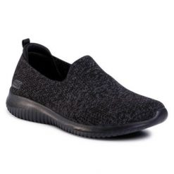 Skechers 13106 BBK Czarny. Czarne obuwie sportowe Skechers, z materiału, bez zapięcia. Za 279.99 zł.