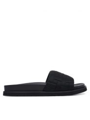 Gant Klapki 32507312 Czarny. Czarne klapki GANT, bez wzorów, z materiału, bez obcasa. Za 329.99 zł.