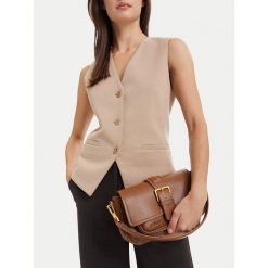 Torebka Badura. Brązowe torebki klasyczne Badura, bez wzorów, bez dodatków. Za 229.99 zł.