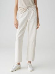 OPUS Dżinsy "Lolah" - Regular fit - w kolorze kremowym rozmiar: 34/L28. Brązowe jeansy Opus, l, bez wzorów, z podwyższonym stanem. Za 195.99 zł.