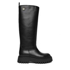 Kozaki G-Star Raw. Czarne kozaki G-Star Raw, bez obcasa, bez zapięcia. Za 649.99 zł.
