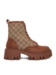 Nine West Trzewiki CEO-MALAK-01 Beżowy. Brązowe botki Nine West, bez wzorów, z materiału, bez obcasa, na płaskiej podeszwie, bez zapięcia. Za 329.99 zł.