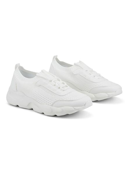 Freyling Sneakersy w kolorze białym rozmiar: 40. Białe trampki Freyling, bez wzorów, z materiału, bez zapięcia. Za 101.70 zł.