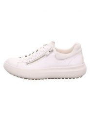 Legero Skórzane sneakersy "T4 JUMP" w kolorze białym rozmiar: 41. Białe trampki Legero, bez wzorów, bez zapięcia. Za 264.95 zł.