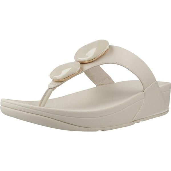 Sandały FITFLOP LULU MARBLED STONE Beżowy. Brązowe sandały FIT FLOP, bez wzorów, z materiału, bez obcasa, bez zapięcia. Za 540.00 zł.