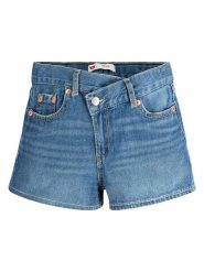 Levi's Kids Szorty dżinsowe w kolorze niebieskim rozmiar: 152. Niebieskie szorty Levi's Kids, z aplikacjami, ze skóry, klasyczne. Za 127.65 zł.