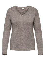 ONLY Sweter w kolorze szarym rozmiar: S-42/44. Szare swetry Only, s, bez wzorów, bez ramiączek. Za 88.02 zł.