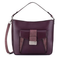 Torebka U.S. Polo Assn. Fioletowe torebki klasyczne U.S. Polo Assn., bez wzorów, bez dodatków. Za 329.99 zł.