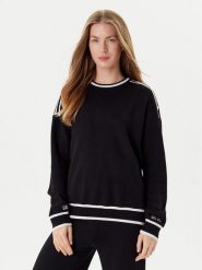 Liu Jo Sweter TF5230 MS59L Czarny Regular Fit. Czarne swetry Liu Jo, l, bez wzorów, z wiskozy, bez ramiączek. Za 589.99 zł.