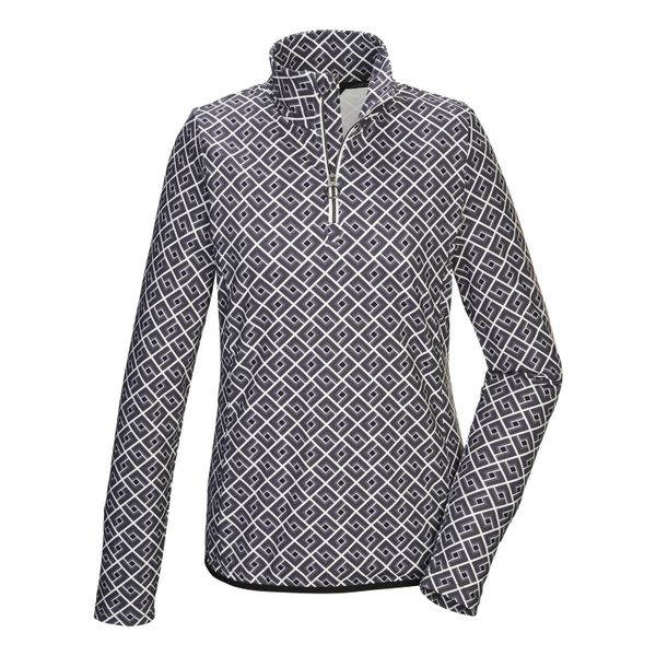 Bluza longsleeve damska Killtec KSW 109 WMN LS SHRT. Czarne bluzy Killtec, bez wzorów, z elastanu, bez kaptura. Za 249.99 zł.