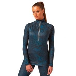 Surfanic Damska Bluza Termoaktywna Carbon Dri Koszulka z Zamkiem SWE2607-666. Niebieskie bluzy Surfanic, na zimę, bez wzorów, bez kaptura. Za 199.99 zł.