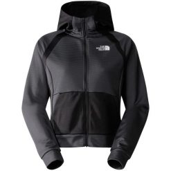 Bluza damska The North Face Ma Full Zip Fleece. Czarne bluzy The North Face, s, bez wzorów, z polaru, bez kaptura. W wyprzedaży za 342.50 zł.