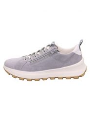 Legero Skórzane sneakersy "T4 RUN" w kolorze błękitnym rozmiar: 42. Niebieskie trampki Legero, bez wzorów, bez zapięcia. Za 301.45 zł.