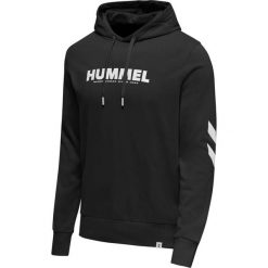 Bluza z kapturem Hummel Legacy Logo. Czarne bluzy Hummel, s, bez wzorów, z kapturem. Za 180.50 zł.